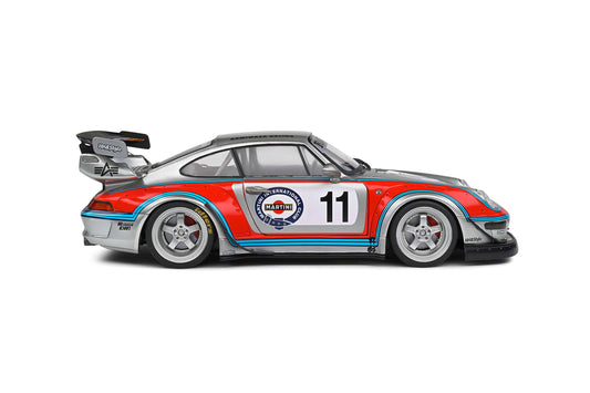 Solido - RWB Porsche 911 (993) "Martini" (Grey) 1:18 Scale Model Car - Model Cars Canada Inc.