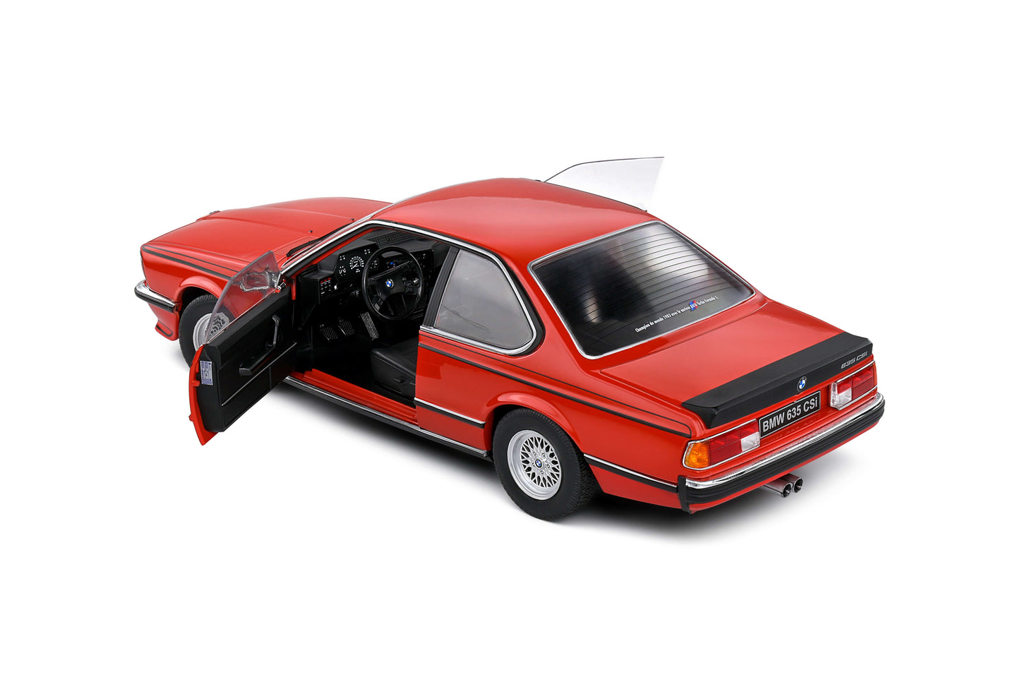 Solido - BMW 635 CSi (E24)(Henna Red) 1:18 Scale Model Car - Model Cars Canada Inc.