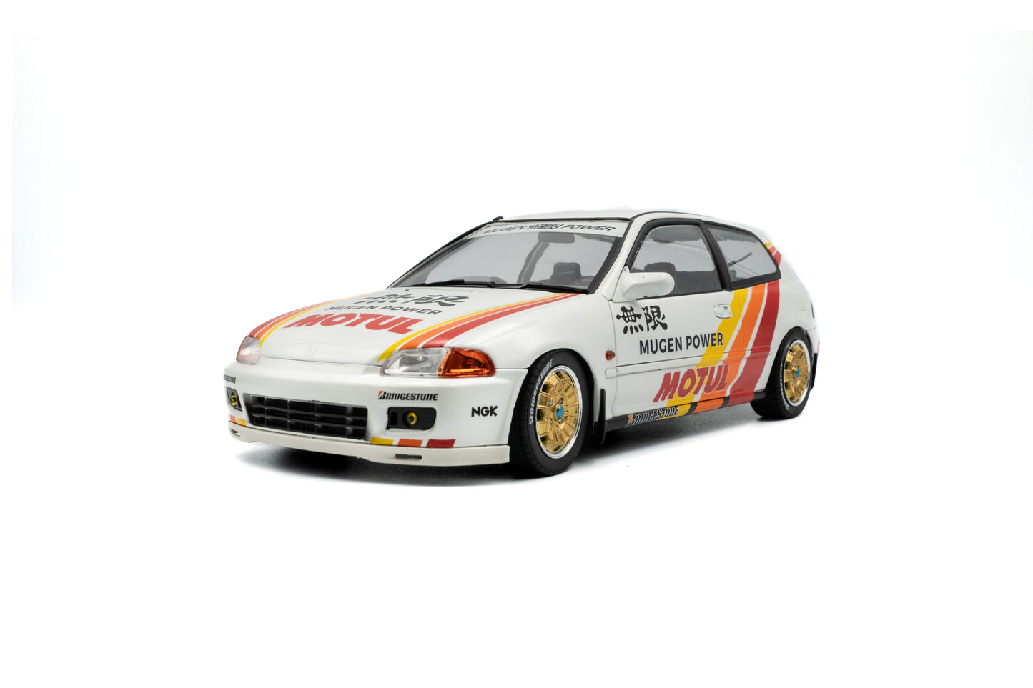 Solido - Mugen Honda Civic (EG6) (White) 1:18 Scale Model Car