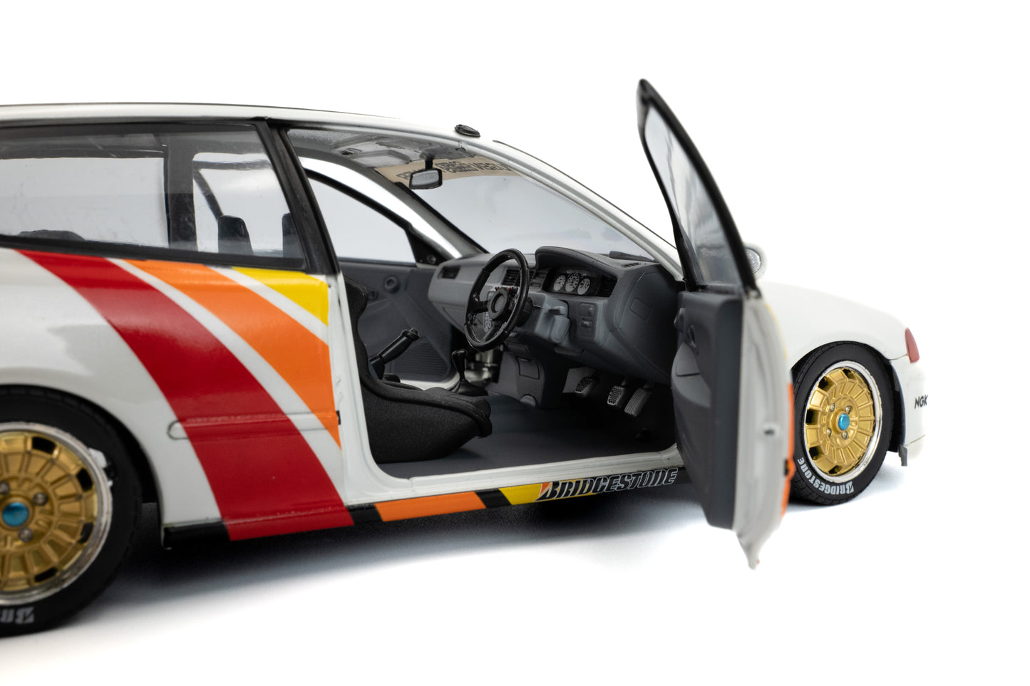 Solido - Mugen Honda Civic (EG6) (White) 1:18 Scale Model Car
