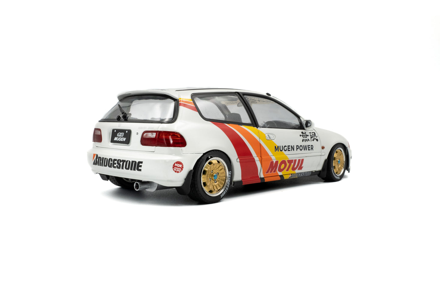 Solido - Mugen Honda Civic (EG6) (White) 1:18 Scale Model Car