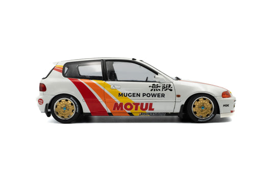Solido - Mugen Honda Civic (EG6) (White) 1:18 Scale Model Car