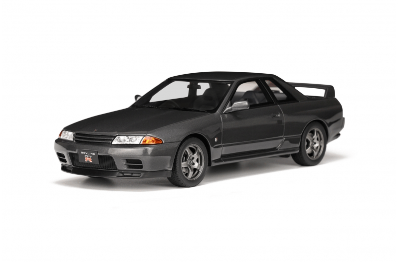 OttOmobile - Nissan Skyline GT-R (R32) (Gun Grey Metallic) 1:18 Scale Model Car - Model Cars Canada Inc.