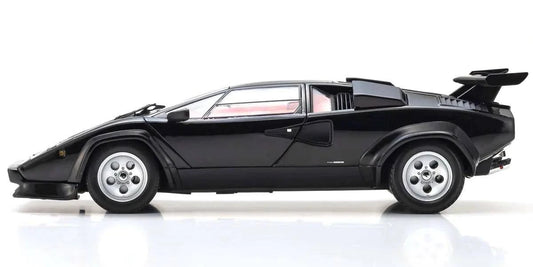 Kyosho - Lamborghini Countach LP5000 Quattrovalvole (Nero Tenebra Black) 1:18 Scale Model - Model Cars Canada Inc.