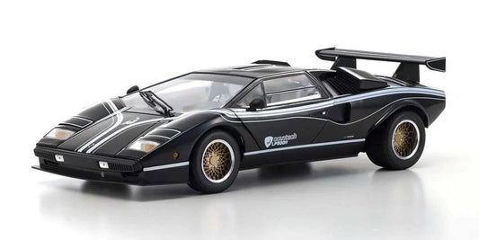 Kyosho - Lamborghini Countach LP500R (Black & Gold) 1:18 Scale Model - Model Cars Canada Inc.