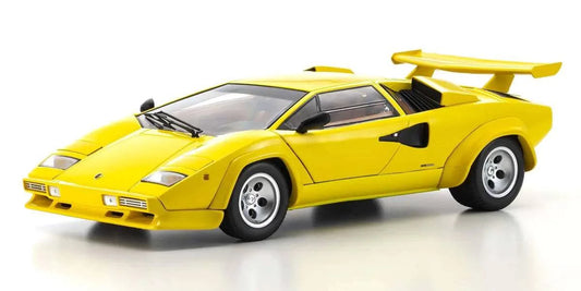 Kyosho - Lamborghini Countach LP5000 Quattrovalvole (Giallo Fly Yellow) 1:18 Scale Model - Model Cars Canada Inc.