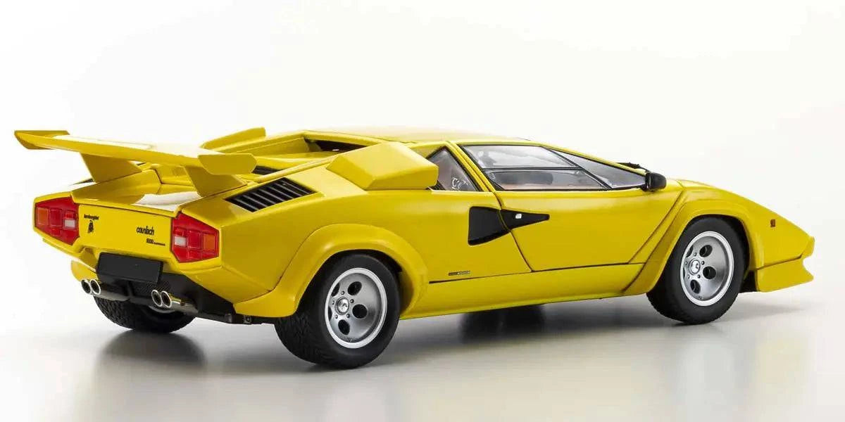 Kyosho - Lamborghini Countach LP5000 Quattrovalvole (Giallo Fly Yellow) 1:18 Scale Model - Model Cars Canada Inc.