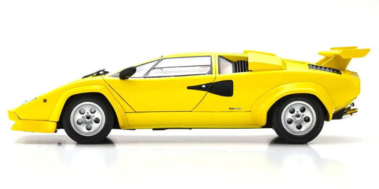 Kyosho - Lamborghini Countach LP5000 Quattrovalvole (Giallo Fly Yellow) 1:18 Scale Model - Model Cars Canada Inc.