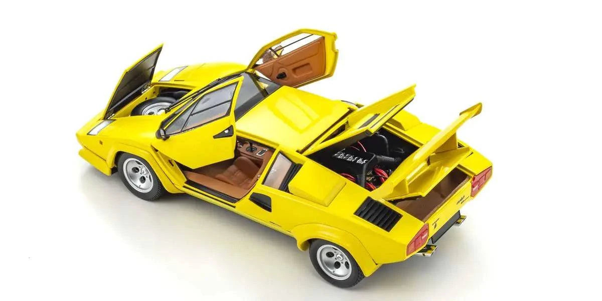 Kyosho - Lamborghini Countach LP5000 Quattrovalvole (Giallo Fly Yellow) 1:18 Scale Model - Model Cars Canada Inc.