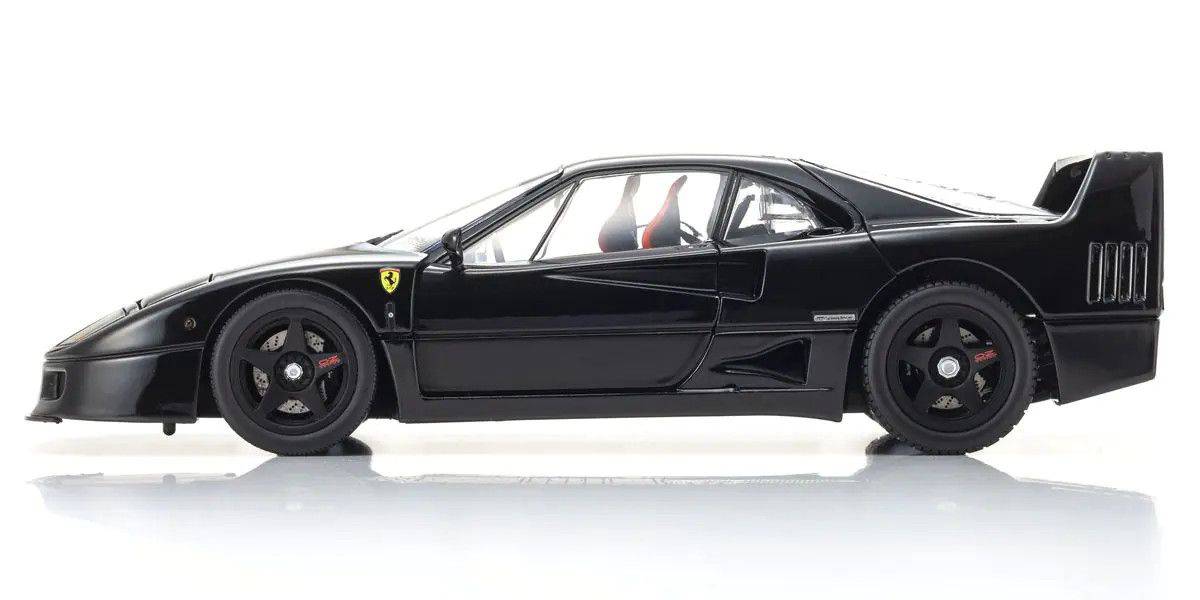 Kyosho - Ferrari F40 Street (O.Z. Wheels)(Black) 1:18 Scale Model Car - Model Cars Canada Inc.