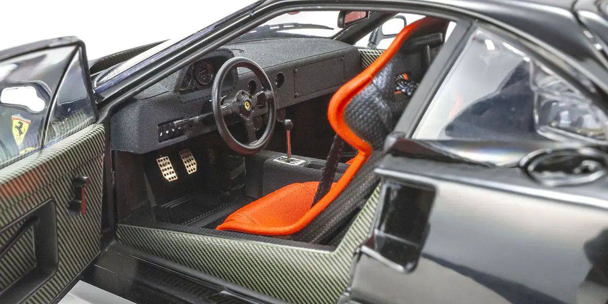Kyosho - Ferrari F40 Street (O.Z. Wheels)(Black) 1:18 Scale Model Car - Model Cars Canada Inc.