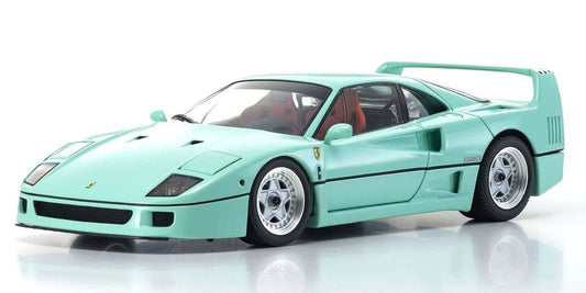 Kyosho - Ferrari F40 Street (Mint Green) 1:18 Scale Model Car - Model Cars Canada Inc.