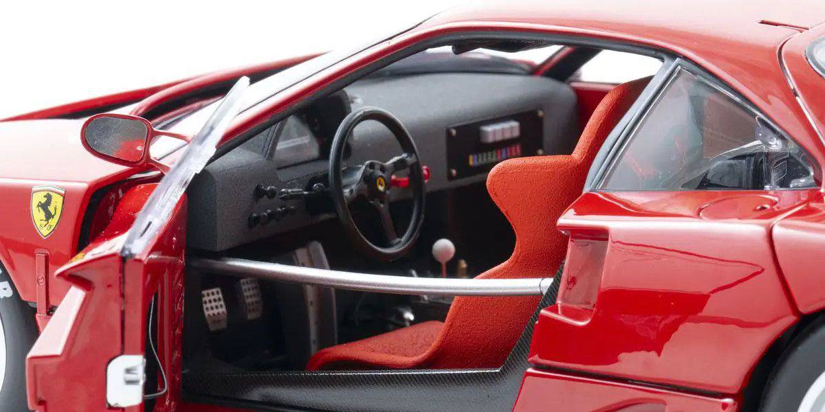 Kyosho - Ferrari F40 Competizione (Rosso Corsa Red) 1:12 Scale Model Car - Model Cars Canada Inc.
