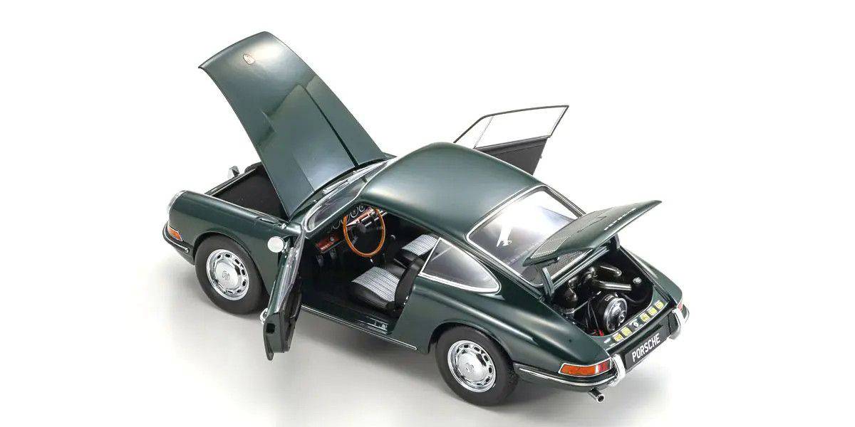Kyosho - Porsche 911 (901) 1964 (Irish Green) 1:18 Scale Model Car - Model Cars Canada Inc.