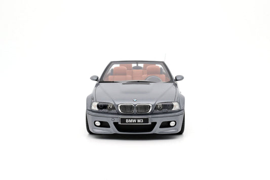 OttOmobile - BMW M3 (E46) Convertible (Silver Grey Metallic) 1:18 Scale Model Car - Model Cars Canada Inc.