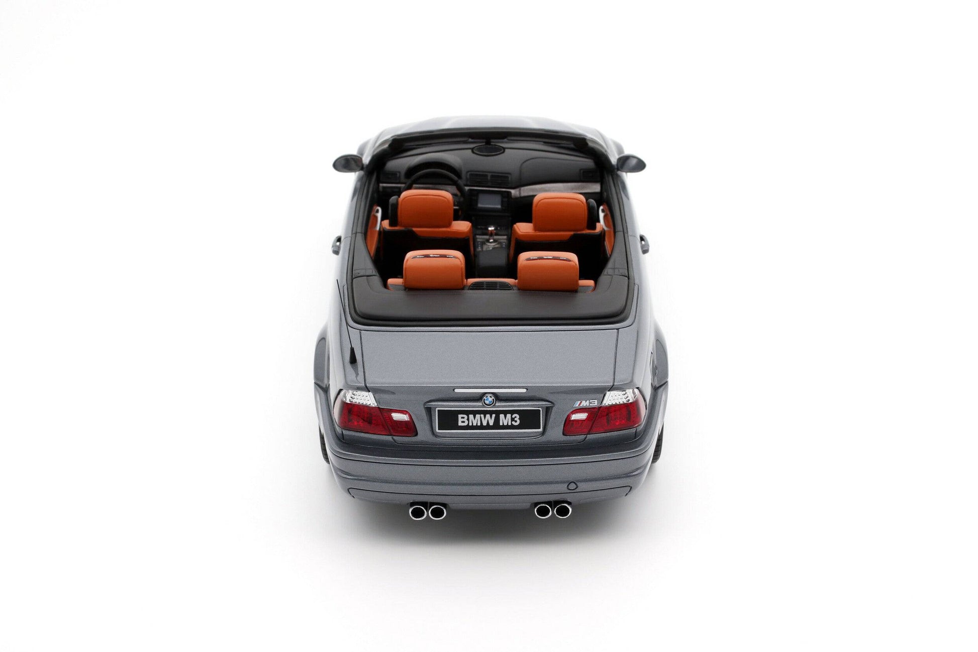 OttOmobile - BMW M3 (E46) Convertible (Silver Grey Metallic) 1:18 Scale Model Car - Model Cars Canada Inc.