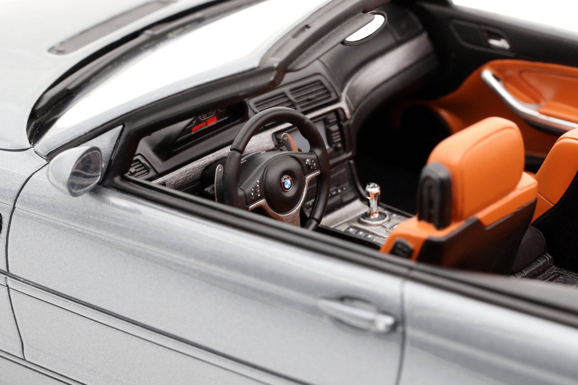 OttOmobile - BMW M3 (E46) Convertible (Silver Grey Metallic) 1:18 Scale Model Car - Model Cars Canada Inc.