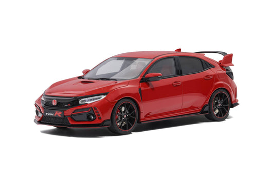 OttOmobile - Honda Civic Type R (FK8)(Rallye Red) 1:18 Scale Model Car - Model Cars Canada Inc.