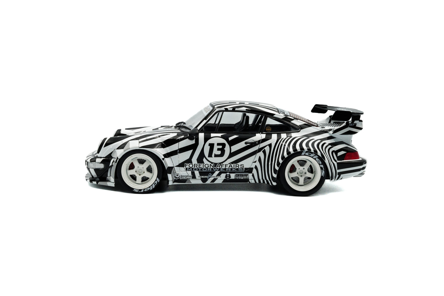 Solido - RWB Porsche 911 (964) "The Zebra" (Camouflage) 1:18 Scale Model Car
