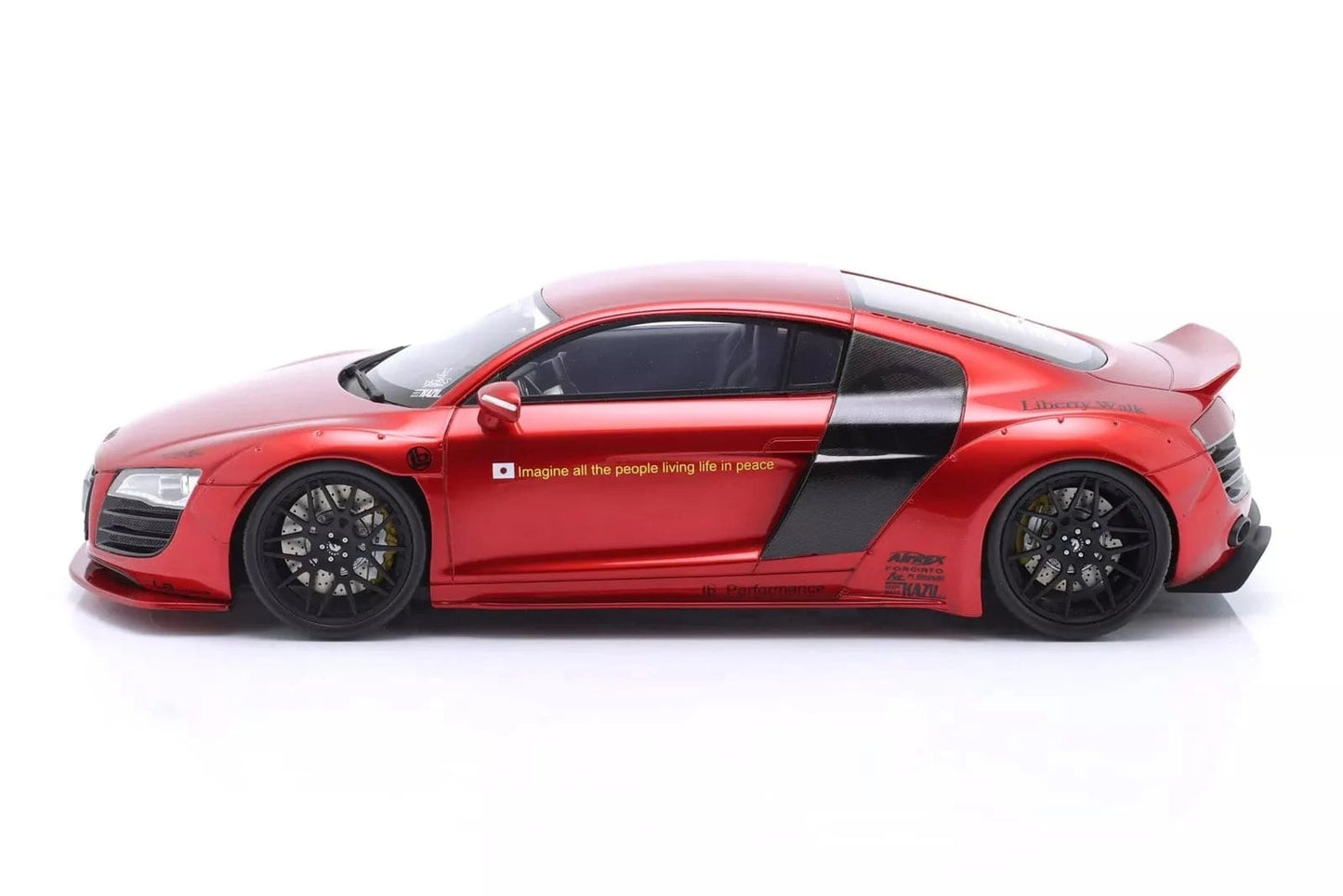GT Spirit - Liberty Walk Audi R8 (Gen 1) (Candy Red) 1:18 Scale Model - Model Cars Canada Inc.