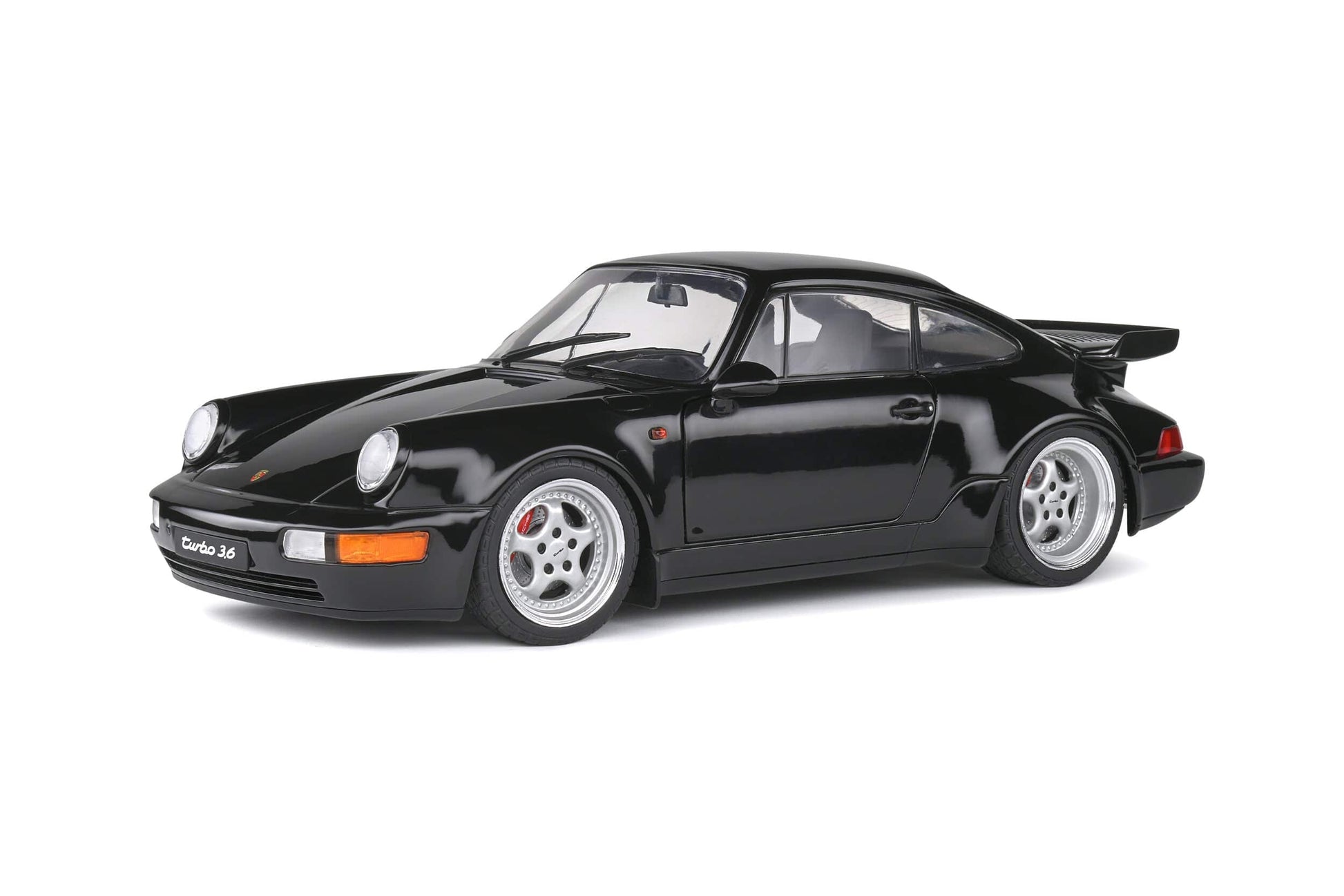 Solido - Porsche 911 (964) Turbo (Black) 1:18 Scale Model Car - Model Cars Canada Inc.