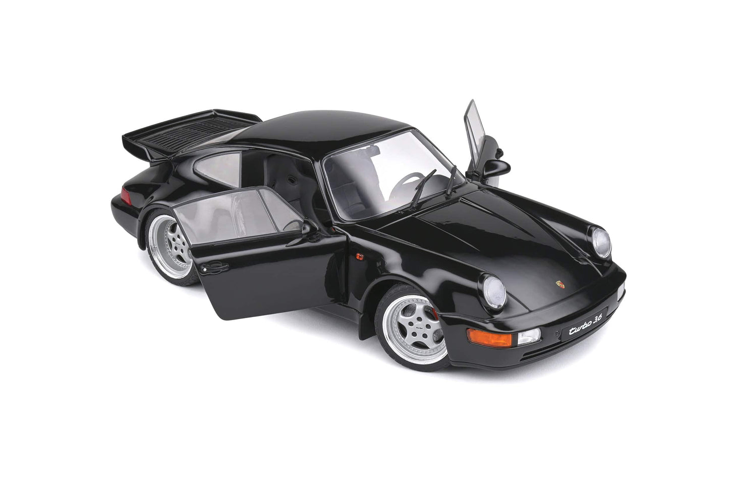 Solido - Porsche 911 (964) Turbo (Black) 1:18 Scale Model Car - Model Cars Canada Inc.