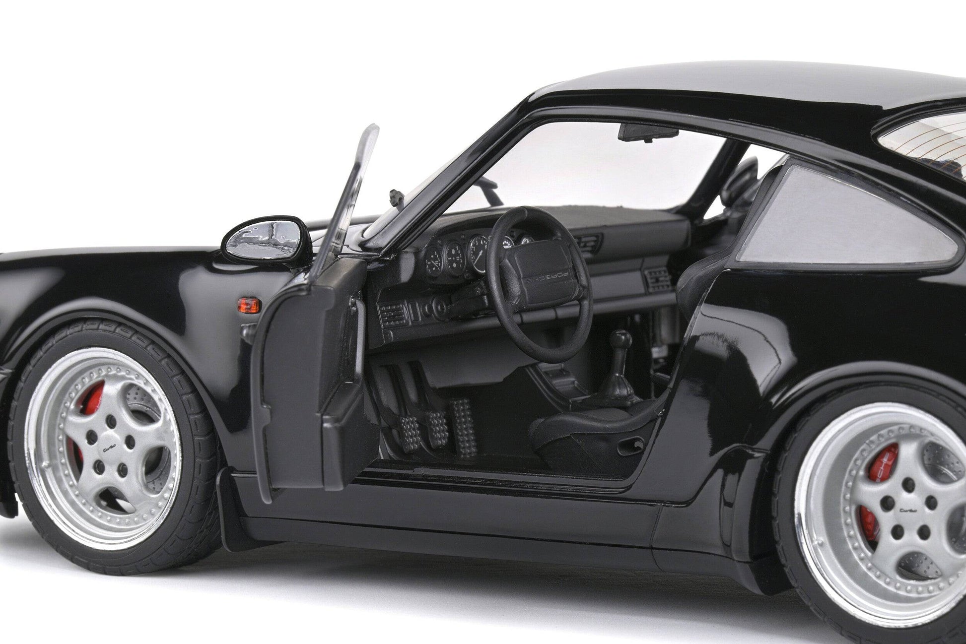 Solido - Porsche 911 (964) Turbo (Black) 1:18 Scale Model Car - Model Cars Canada Inc.