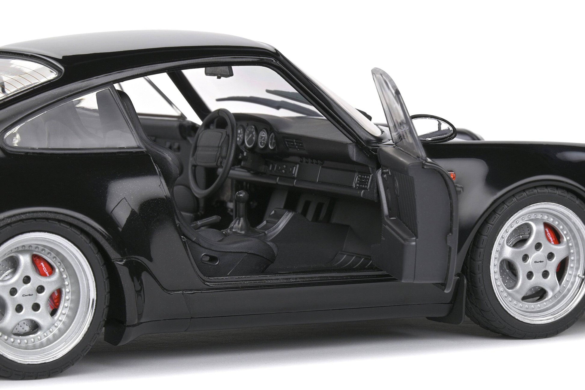 Solido - Porsche 911 (964) Turbo (Black) 1:18 Scale Model Car - Model Cars Canada Inc.