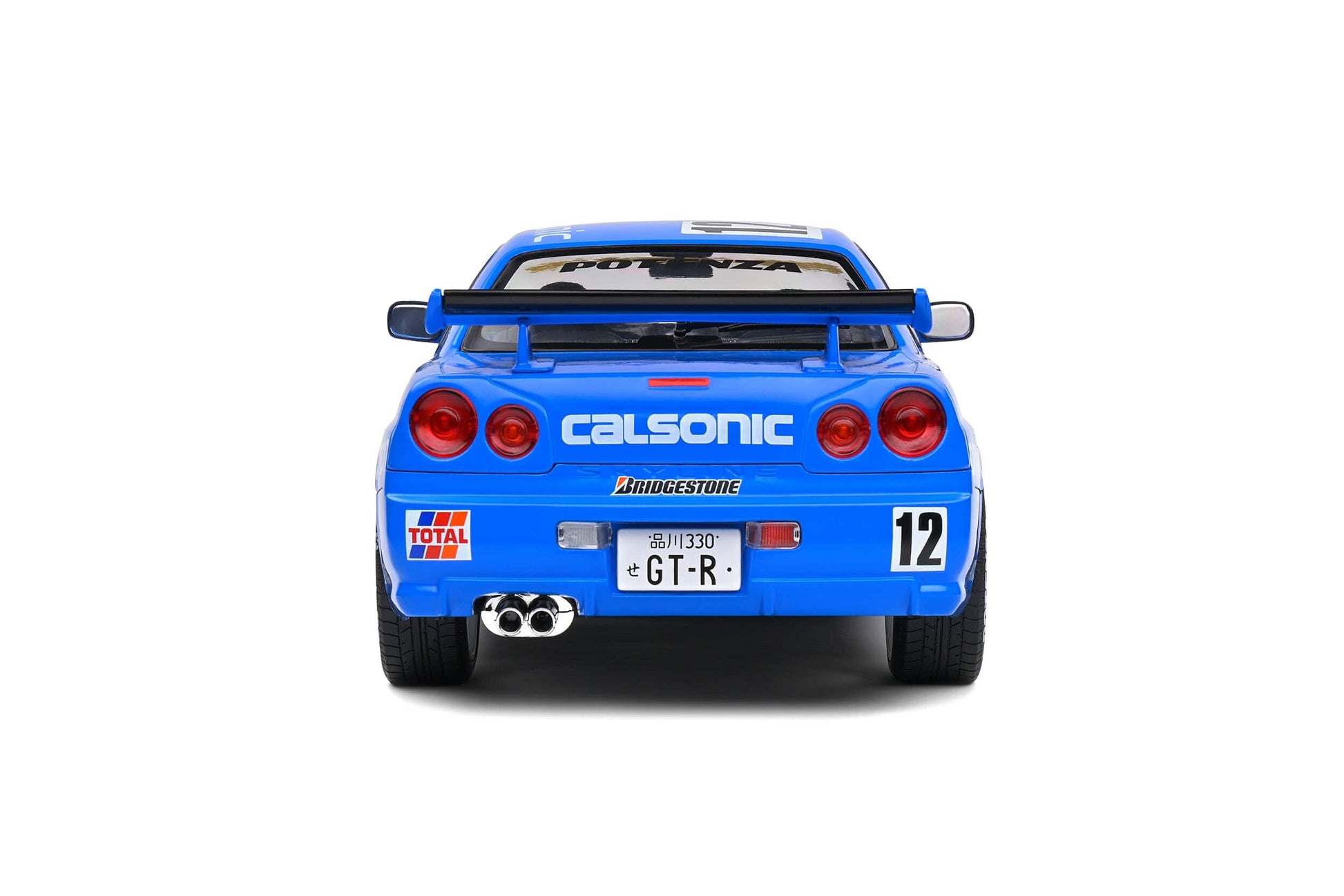 Solido - Nissan Skyline GT-R (R34) "Modified" (Calsonic Blue) 1:18 Scale Model Car - Model Cars Canada Inc.