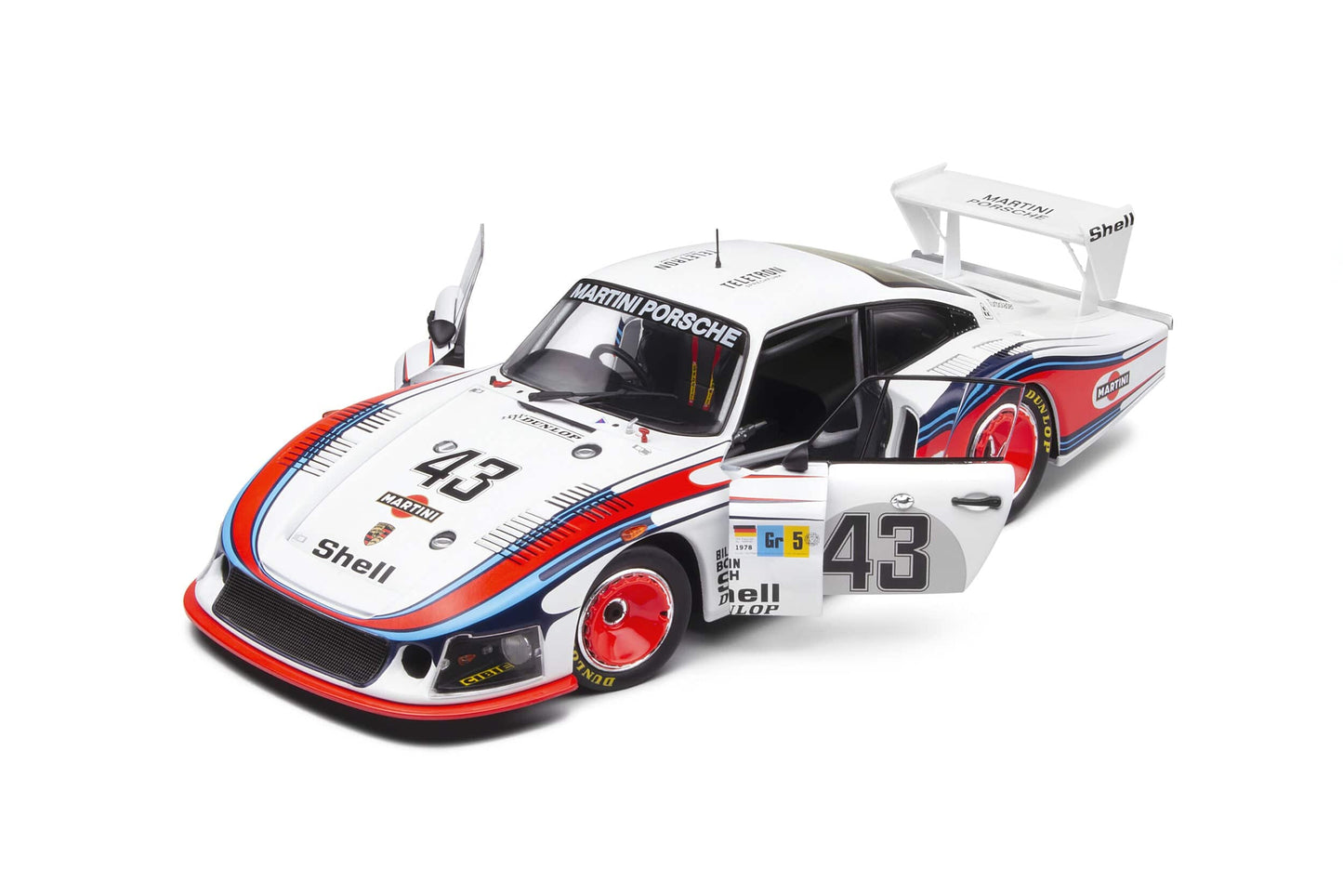 Solido - Porsche 935 "Moby Dick" (Martini) 1:18 Scale Model Car - Model Cars Canada Inc.