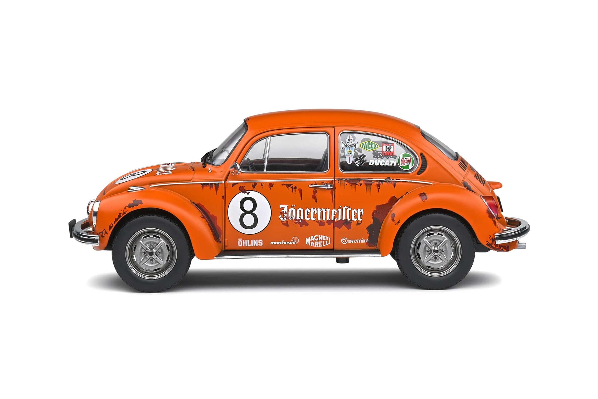 Solido - Volkswagen Beetle 1303 (Jagermeister Orange) 1:18 Scale Model Car - Model Cars Canada Inc.