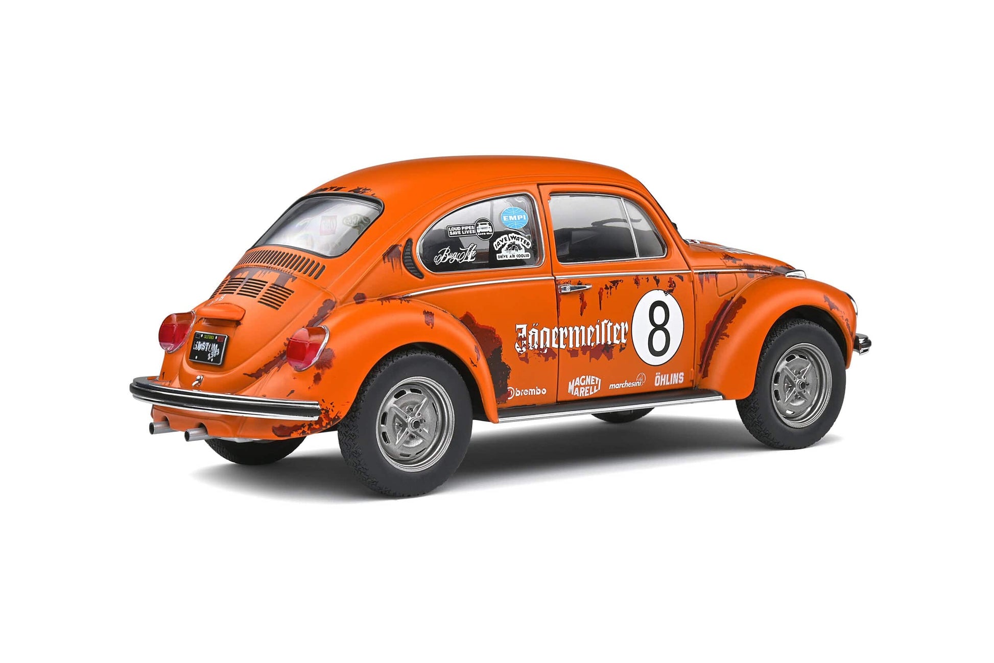 Solido - Volkswagen Beetle 1303 (Jagermeister Orange) 1:18 Scale Model Car - Model Cars Canada Inc.