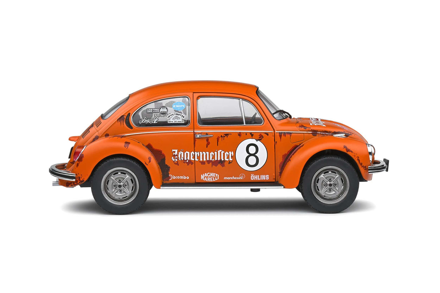 Solido - Volkswagen Beetle 1303 (Jagermeister Orange) 1:18 Scale Model Car - Model Cars Canada Inc.
