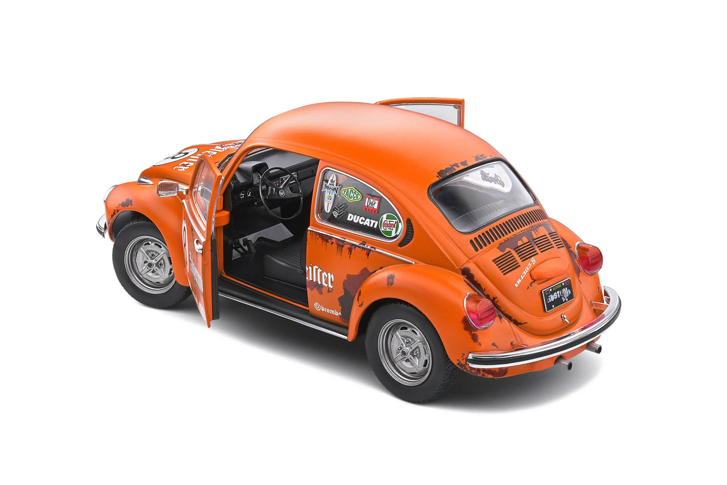 Solido - Volkswagen Beetle 1303 (Jagermeister Orange) 1:18 Scale Model Car - Model Cars Canada Inc.