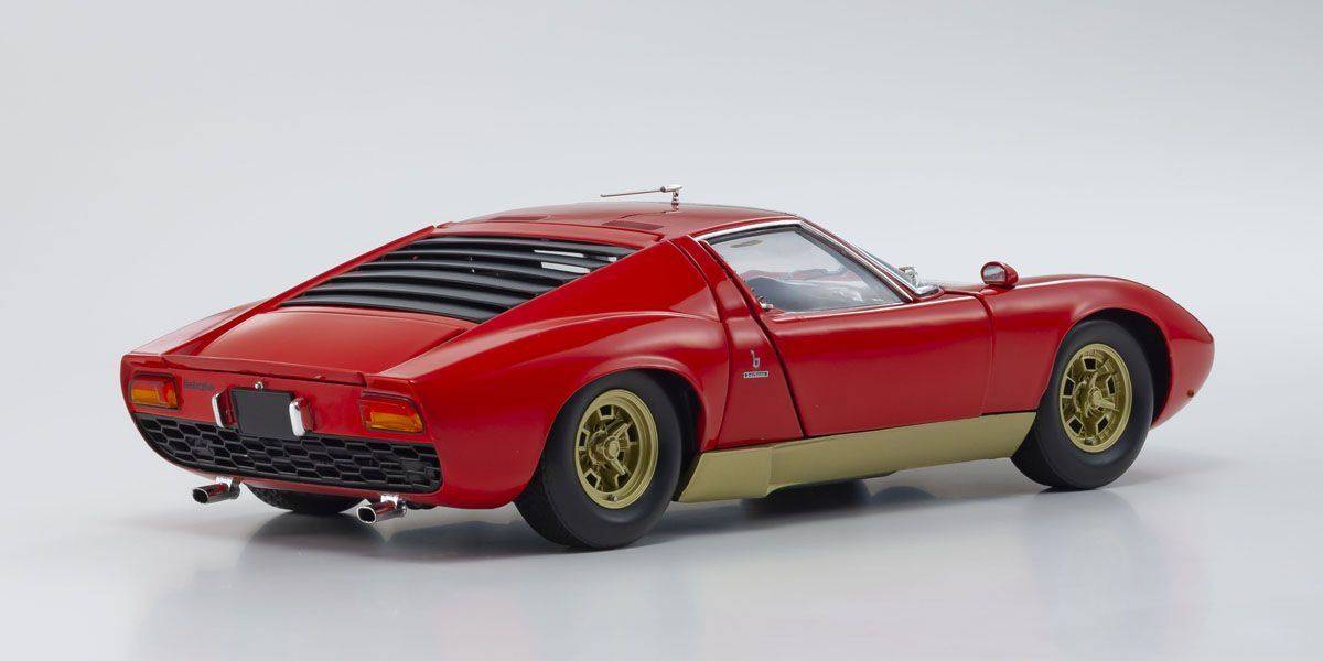 Kyosho - Lamborghini Miura S (Red) 1:18 Scale Model Car - Model Cars Canada Inc.
