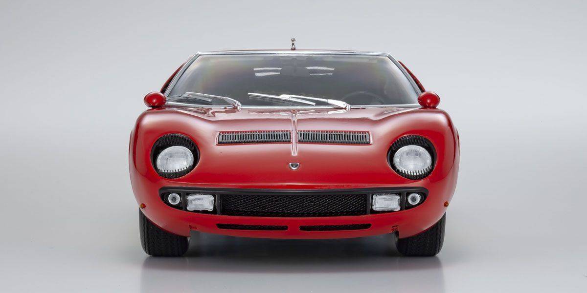 Kyosho - Lamborghini Miura S (Red) 1:18 Scale Model Car - Model Cars Canada Inc.