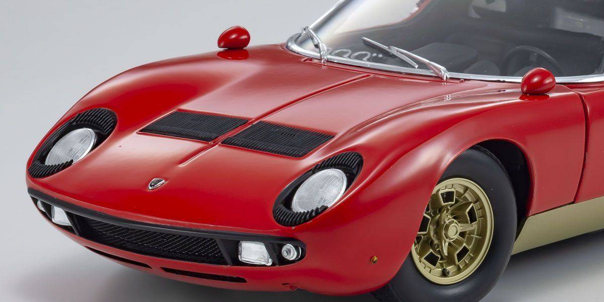 Kyosho - Lamborghini Miura S (Red) 1:18 Scale Model Car - Model Cars Canada Inc.