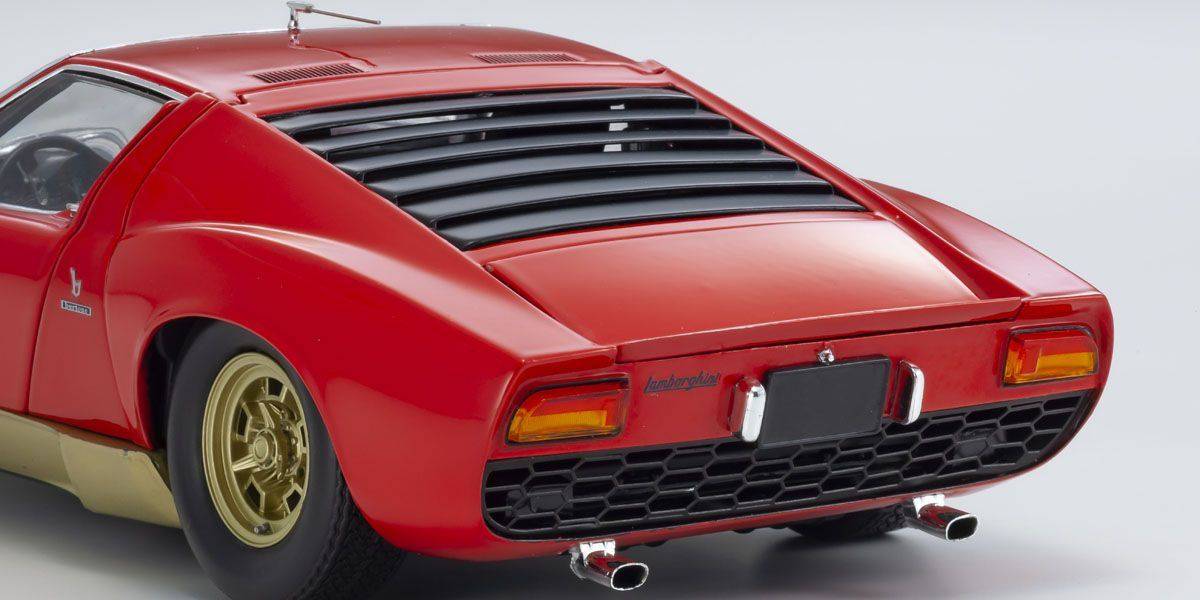 Kyosho - Lamborghini Miura S (Red) 1:18 Scale Model Car - Model Cars Canada Inc.