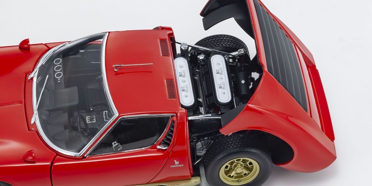 Kyosho - Lamborghini Miura S (Red) 1:18 Scale Model Car