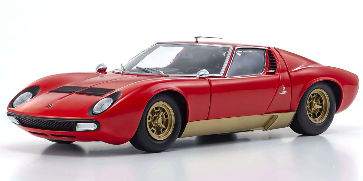 Kyosho - Lamborghini Miura SV (Red) 1:18 Scale Model Car