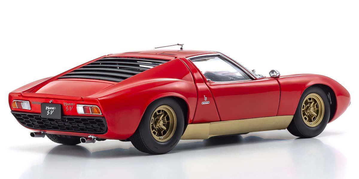 Kyosho - Lamborghini Miura SV (Red) 1:18 Scale Model Car - Model Cars Canada Inc.