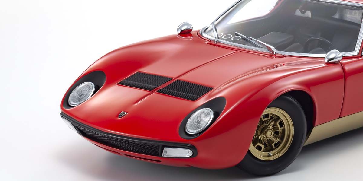 Kyosho - Lamborghini Miura SV (Red) 1:18 Scale Model Car - Model Cars Canada Inc.