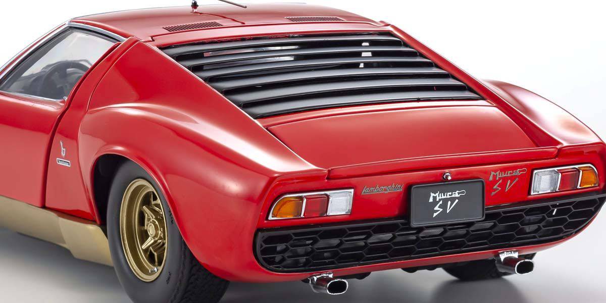 Kyosho - Lamborghini Miura SV (Red) 1:18 Scale Model Car - Model Cars Canada Inc.