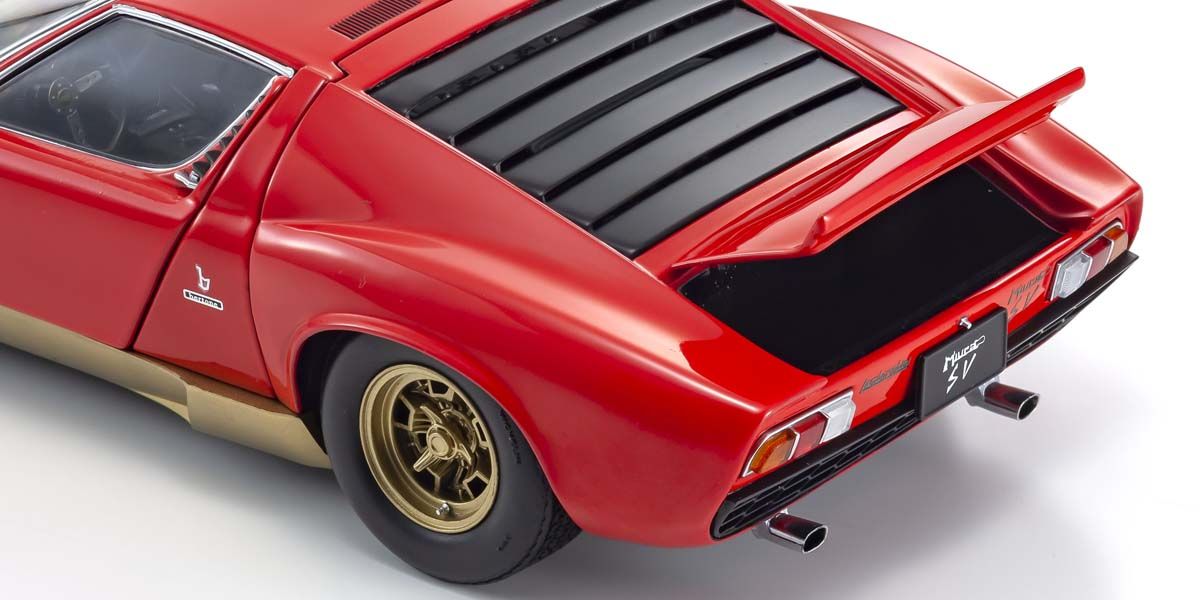 Kyosho - Lamborghini Miura SV (Red) 1:18 Scale Model Car - Model Cars Canada Inc.