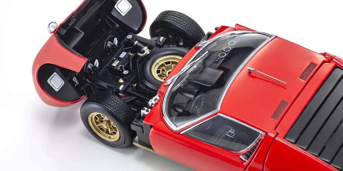 Kyosho - Lamborghini Miura SV (Red) 1:18 Scale Model Car - Model Cars Canada Inc.