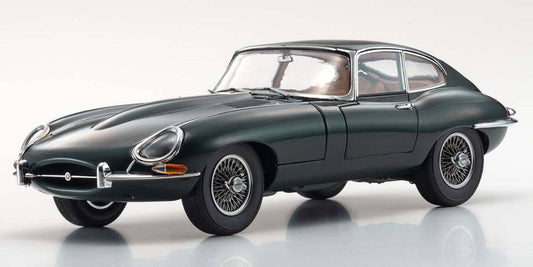 Kyosho - Jaguar E-Type Coupe (MK1) (Green) 1:18 Scale Model Car - Model Cars Canada Inc.