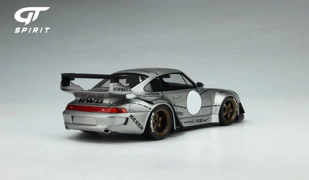 GT Spirit - RWB Porsche 911 (993) "Silver Phantom" (Silver) 1:18 Scale Model Car - Model Cars Canada Inc.