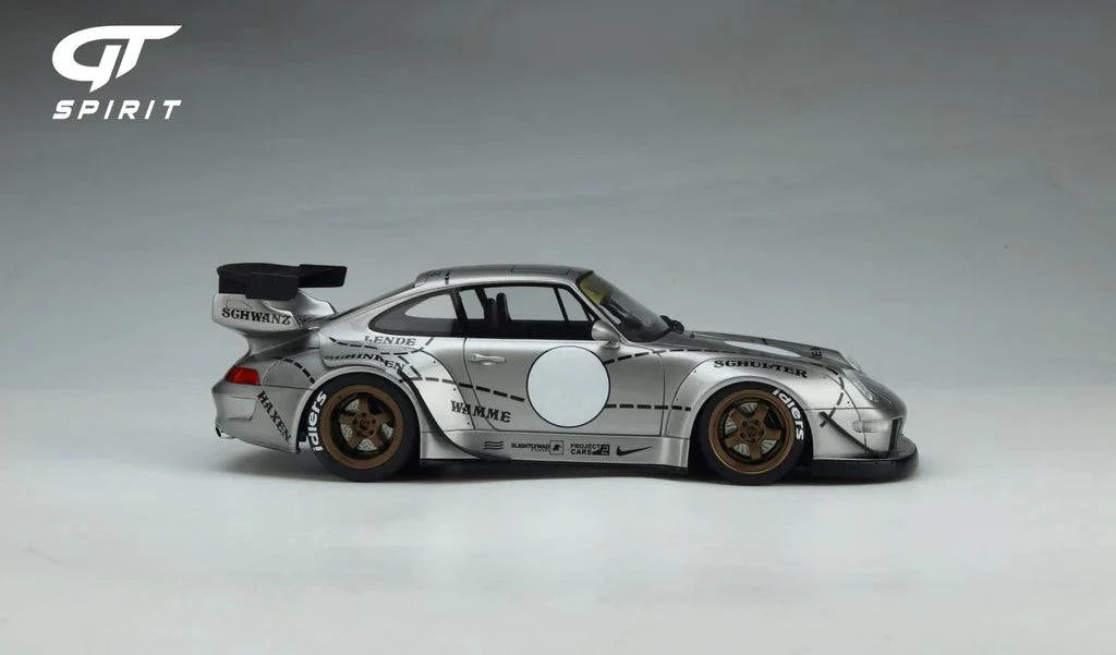 GT Spirit - RWB Porsche 911 (993) "Silver Phantom" (Silver) 1:18 Scale Model Car - Model Cars Canada Inc.