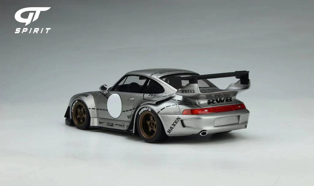 GT Spirit - RWB Porsche 911 (993) "Silver Phantom" (Silver) 1:18 Scale Model Car - Model Cars Canada Inc.