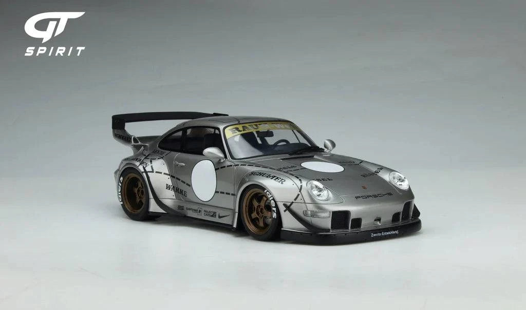GT Spirit - RWB Porsche 911 (993) "Silver Phantom" (Silver) 1:18 Scale Model Car - Model Cars Canada Inc.